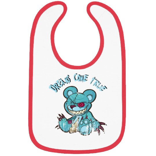 dream's come true Teddys Horror Halloween Bibs