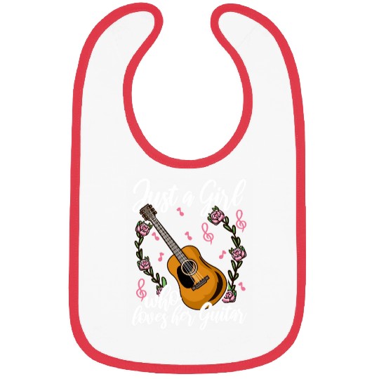 Guitar Girl Guitarist Bibs