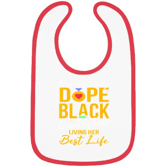 elementary teacher Afro Pride Bibs
