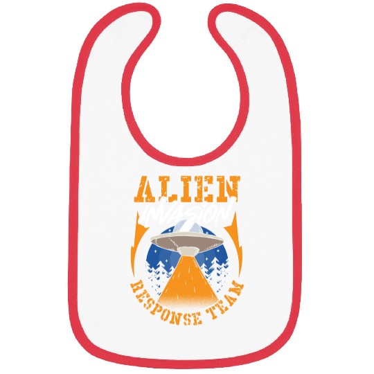 Alien Invasion Response Team UFO Aliens Bibs