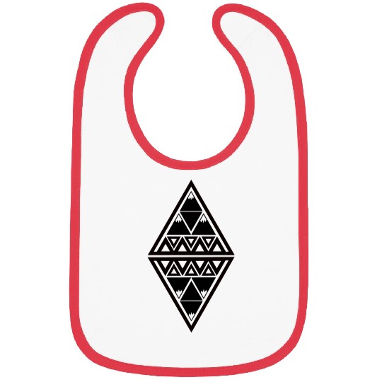 Triangle of mountains Bibs