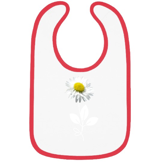 flowers and heart Bibs