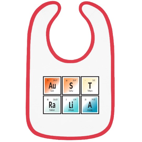 Australia | Periodic Table of Elements Bibs