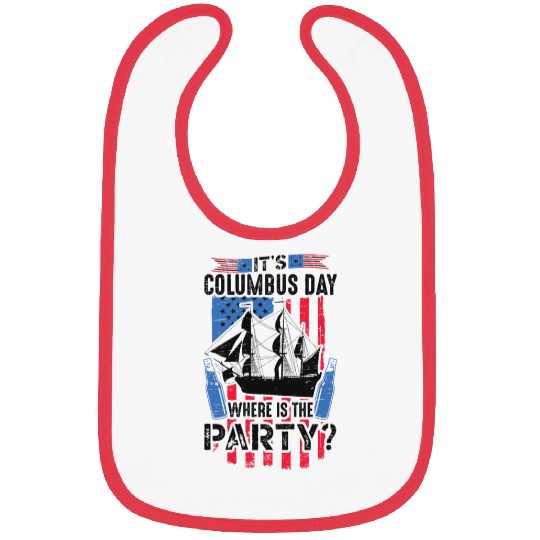 It's Columbus Day 1942 American Italian Bibs