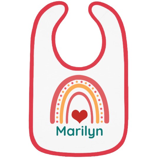 Marilyn Vintage Boho Rainbow Bibs