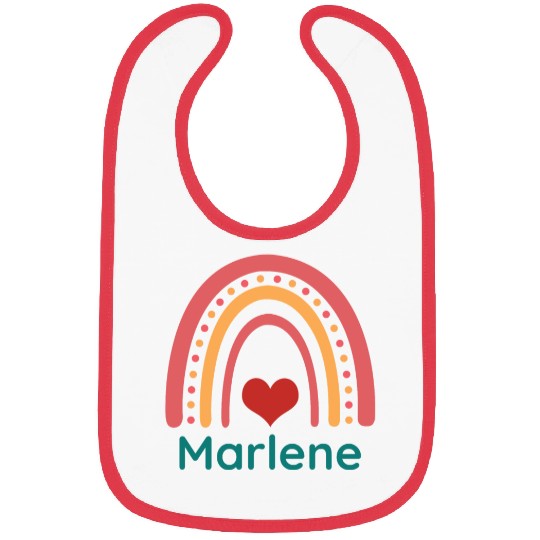 Marlene Vintage Boho Rainbow Bibs