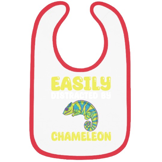 Funny Chameleon Lover Quote Bibs