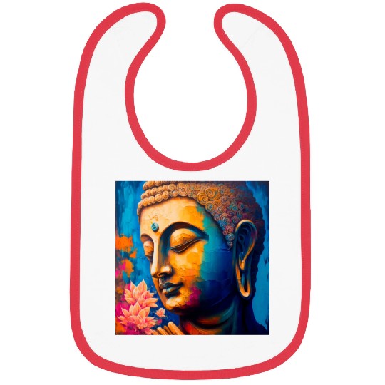 The Flowering Buddha Bibs