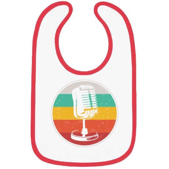 Karaoke Singer Microphone Vocalist Bibs