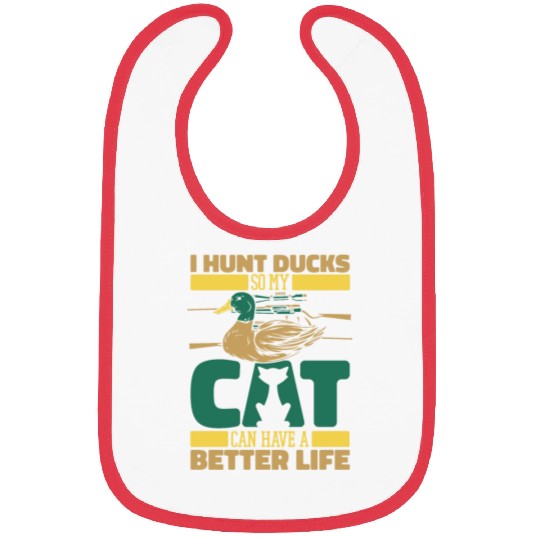 Duck Hunting Cat Bibs