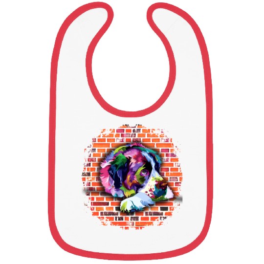 Saint Bernard color Bibs