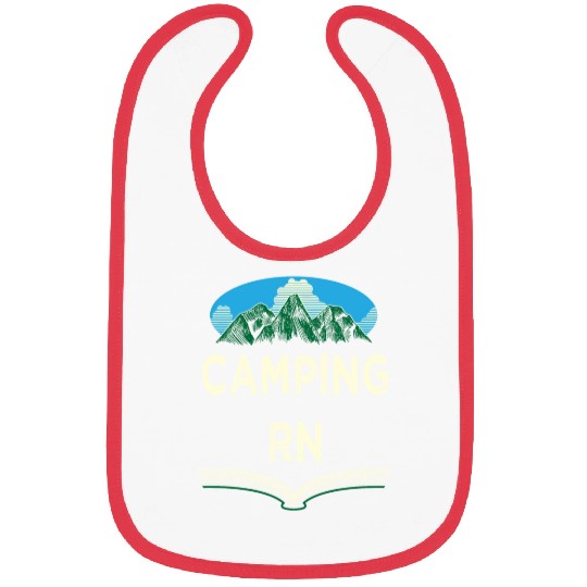 Camping RN Camper Forest Camp Jungle Vacation Wild Bibs