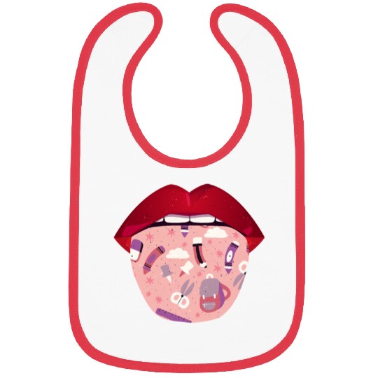Daycare Teacher Lips Bibs