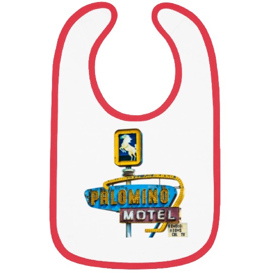 Route 66 Neon Palomino Motel Tucumcari, New Mexico Bibs