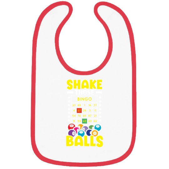 Shake Those Bingo Balls Bingo Game Bingo Player Bibs