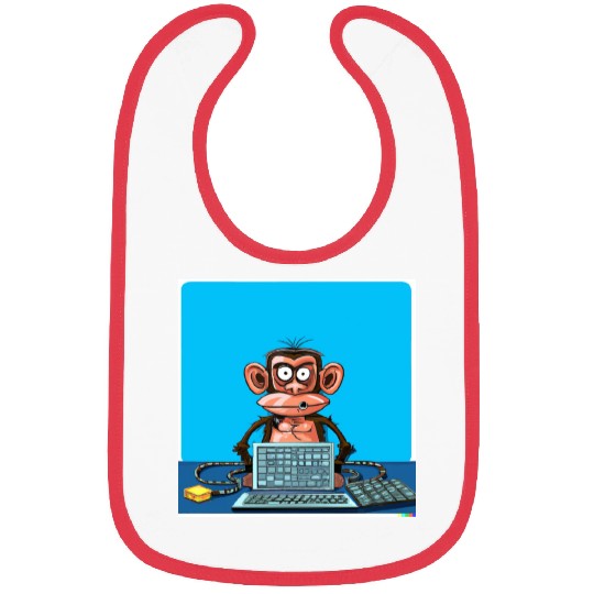 programmer monkey Bibs