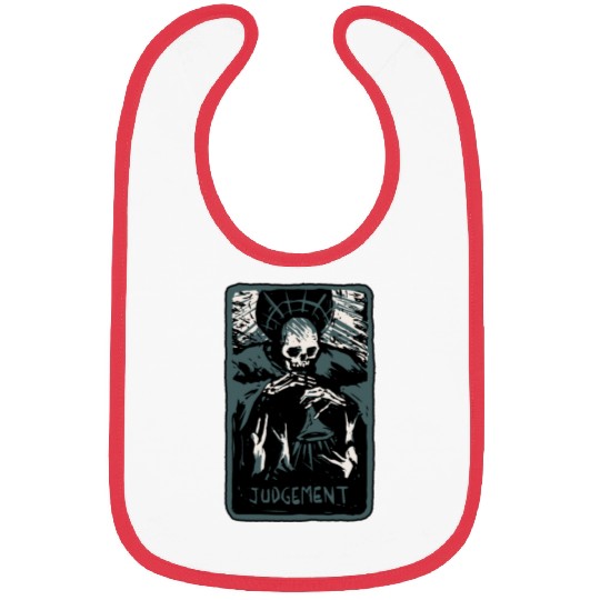 Judgement Skeleton Skull Tarot Card Bibs