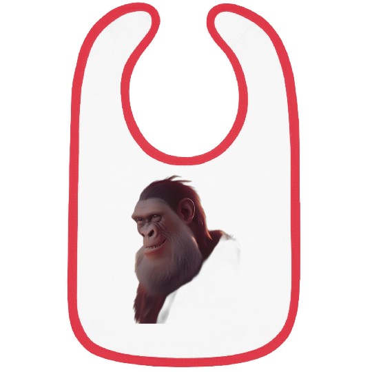 Monkey Ape Chimpanzee Bibs