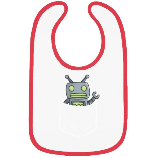 Robot Pocket Bibs