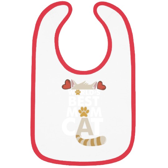 Best Cat Mom Bibs