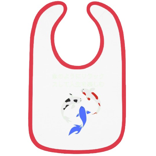 Japan design , Relax and enjoy like fish. Bibs