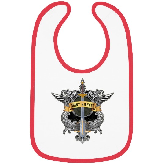 Sword of Saint Michael the Archangel Catholic Men Bibs