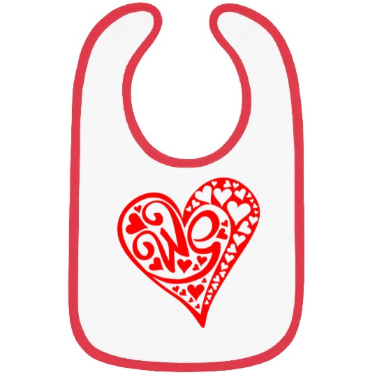 Galentines Day Red Heart We Valentines Day2 Bibs