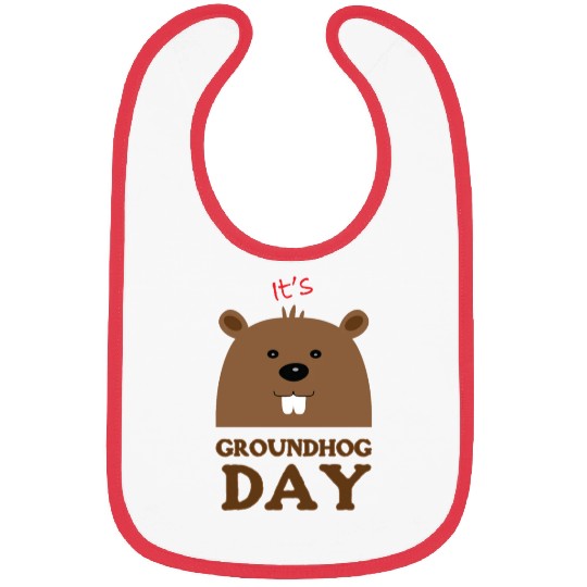 Its Groundhog Day Bibs