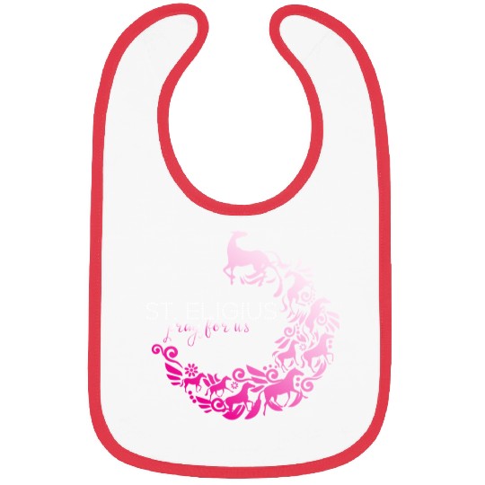 St Eligius Patron Saint of Horse Owner Horses Cath Bibs