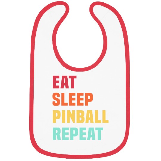 Eat Sleep Pinball Repeat - for Pinball lover Bibs