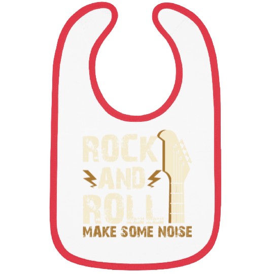 Rock and Roll Make Some Noise Bibs