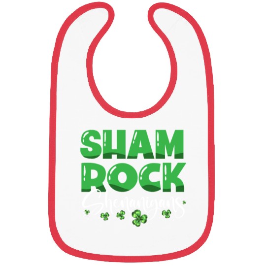 Shamrock Shenanigan Irish Pride St. Patricks Day Bibs