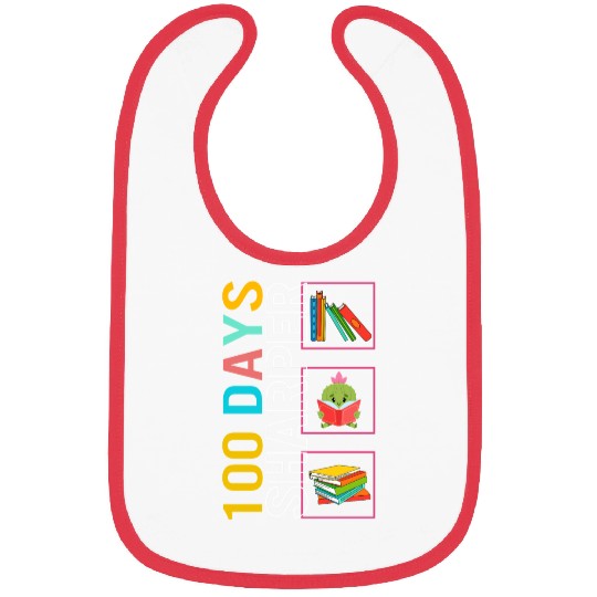 School Bibs, 100 Days Sharper Reading Cactus