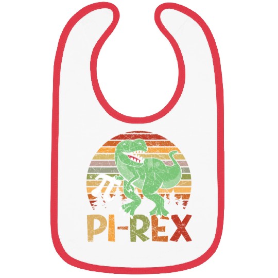 Pi-rex Dinosaur Math Teacher Mathematician Pi Day Bibs