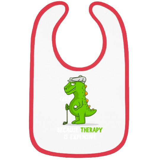 Golf Because Therapy Is Expensive Funny Golfers Bibs