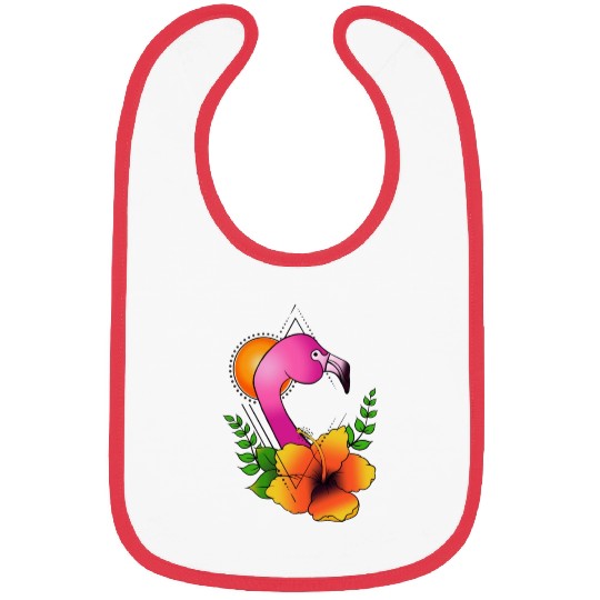 flamingo Bibs