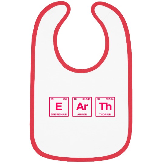 EARTH - written in elements of the periodic table Bibs