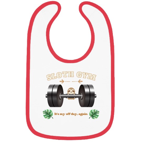 Sloth gym Bibs