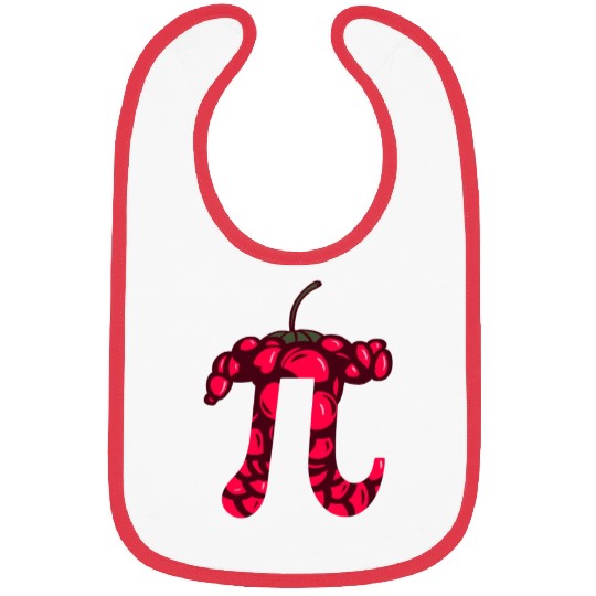 Raspberry Cake - Funny Pi Day Math Teacher Bibs