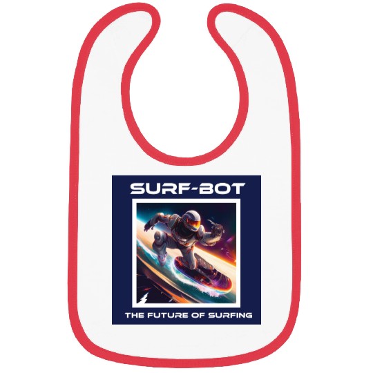 Robot Silver Surfer Bibs