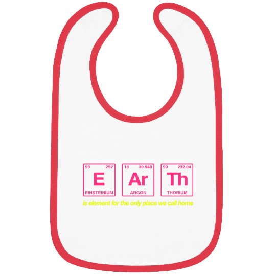 EARTH - written in elements of the periodic table Bibs