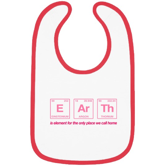 EARTH - written in elements of the periodic table Bibs