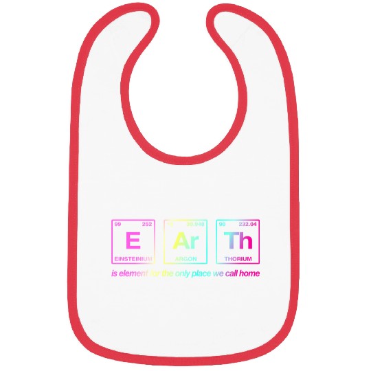 EARTH - written in elements of the periodic table Bibs