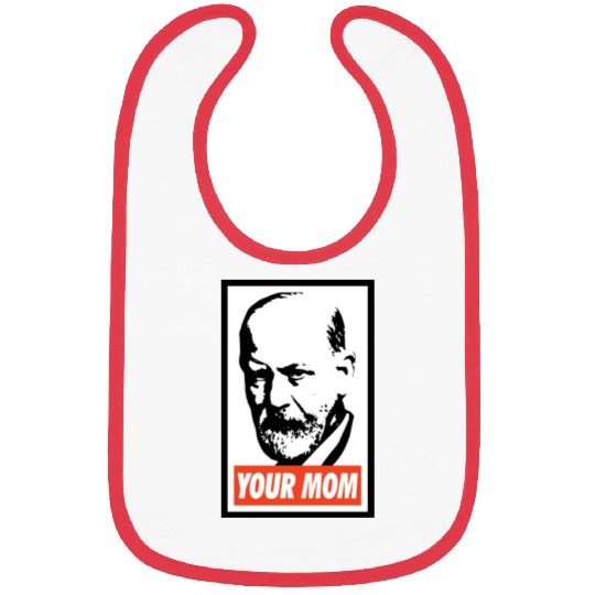 Sigmund Freud Your Mom Bibs