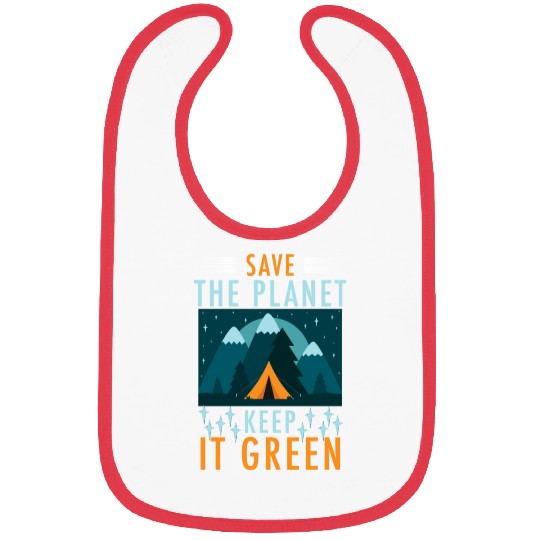 Save The Planet Keep It Green Bibs