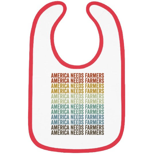 America Needs Farmers Farmer America Bibs