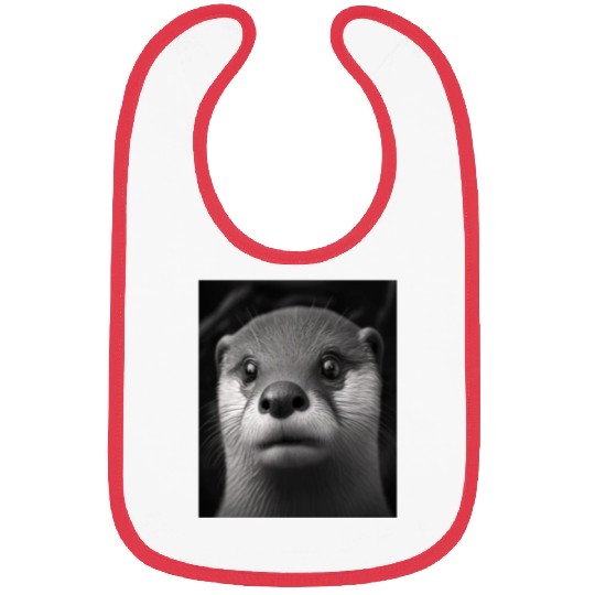 Fashionable Otter Design Cool Sea Otter With Blue Bibs