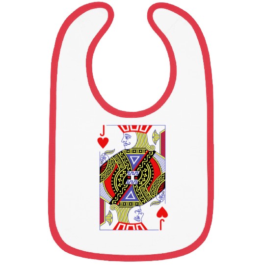 jack of hearts royal flush costume halloween playi Bibs