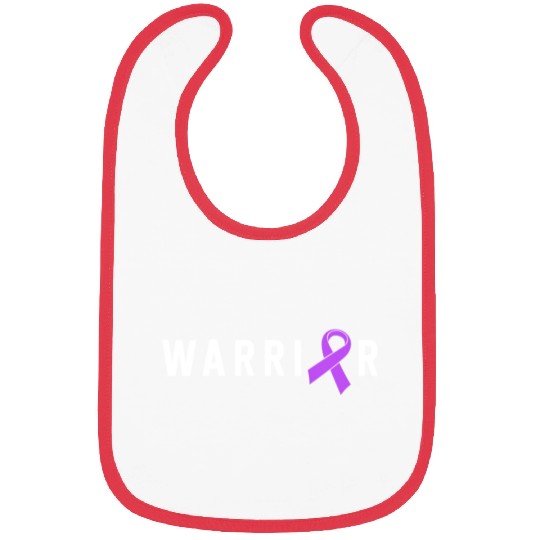 Epilepsy Warrior Men Dad Father Purple Ribbon Bibs