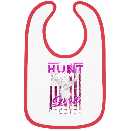 Patriotic Buck Deer Hunting American Camouflage Bibs